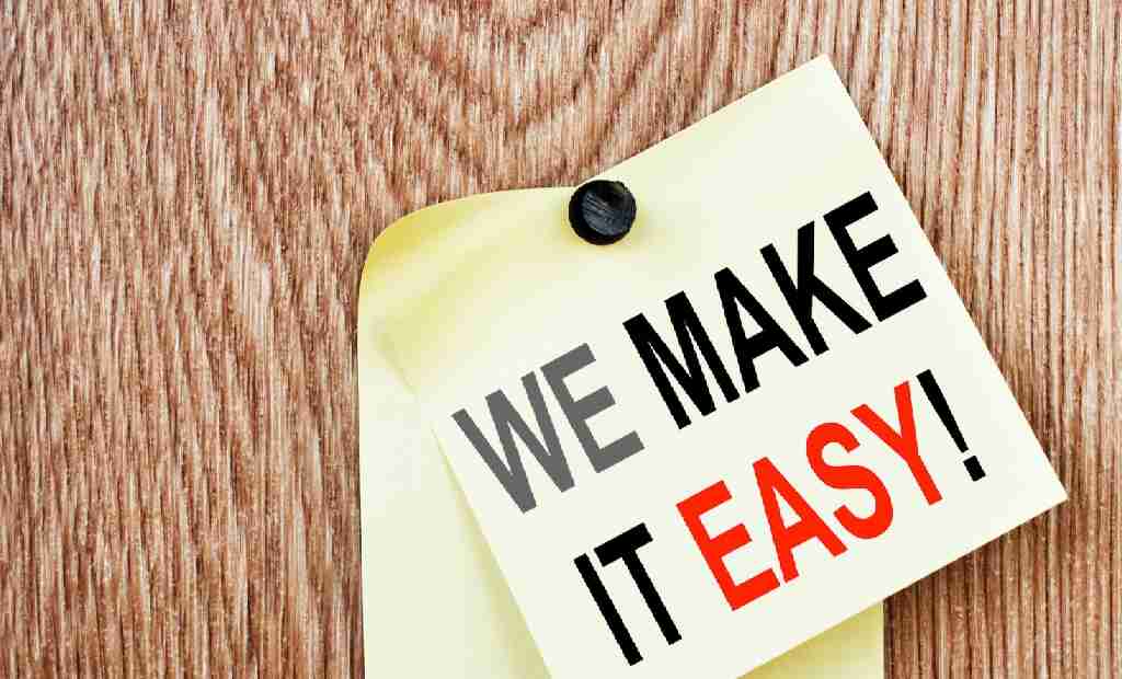 a note pinned with text we make it easy bigsun