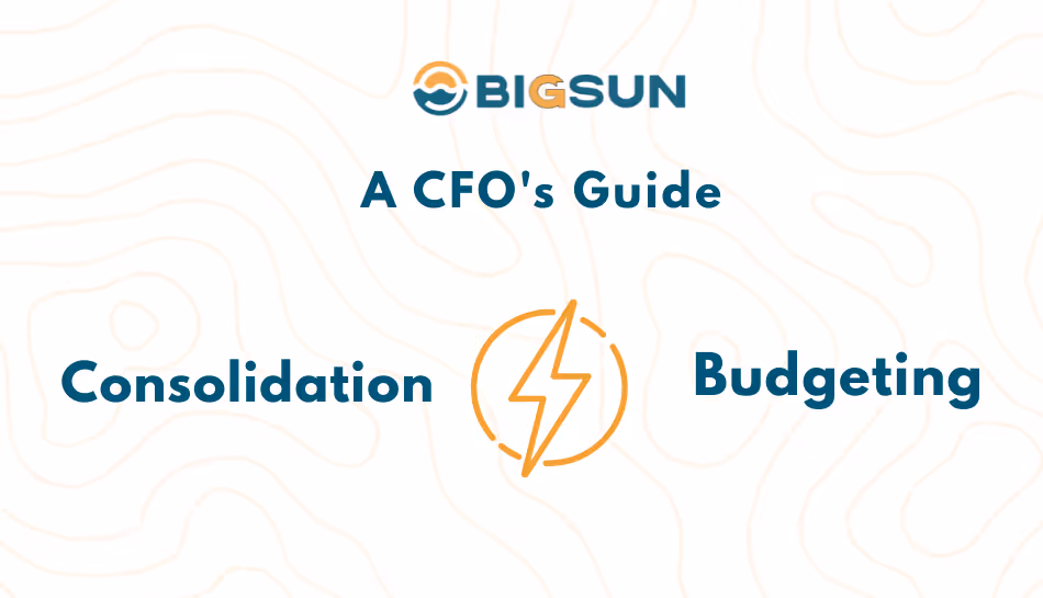 cfo guide to consolidation and budgeting