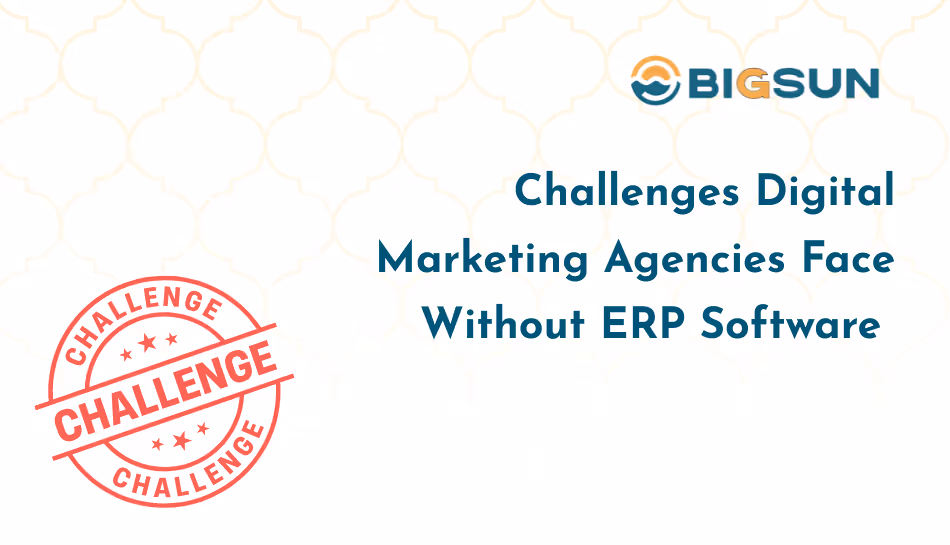 challenges of digital marketing agencies without erp