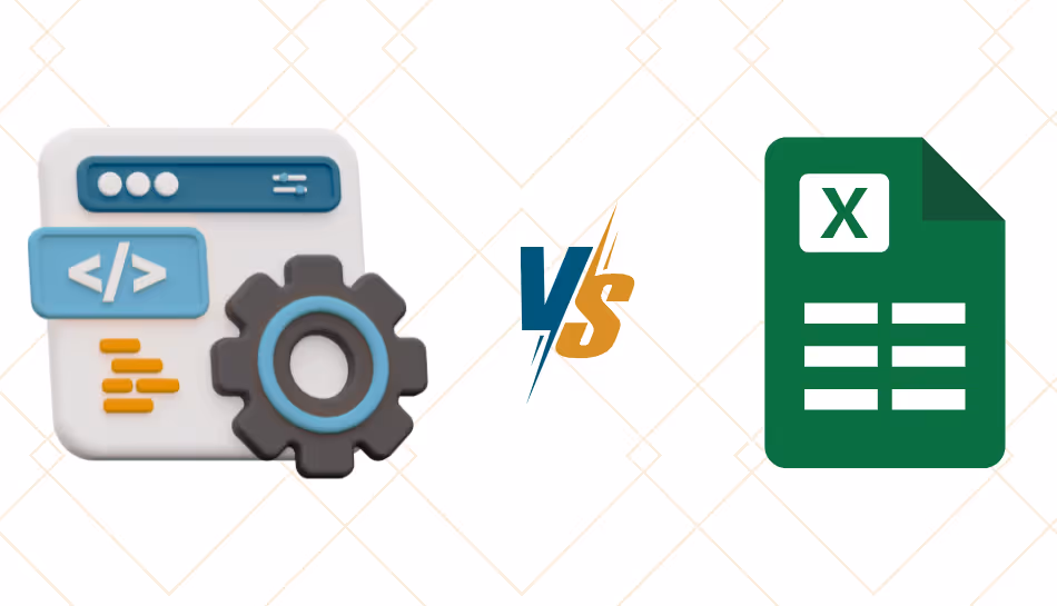 differences between erp and excel
