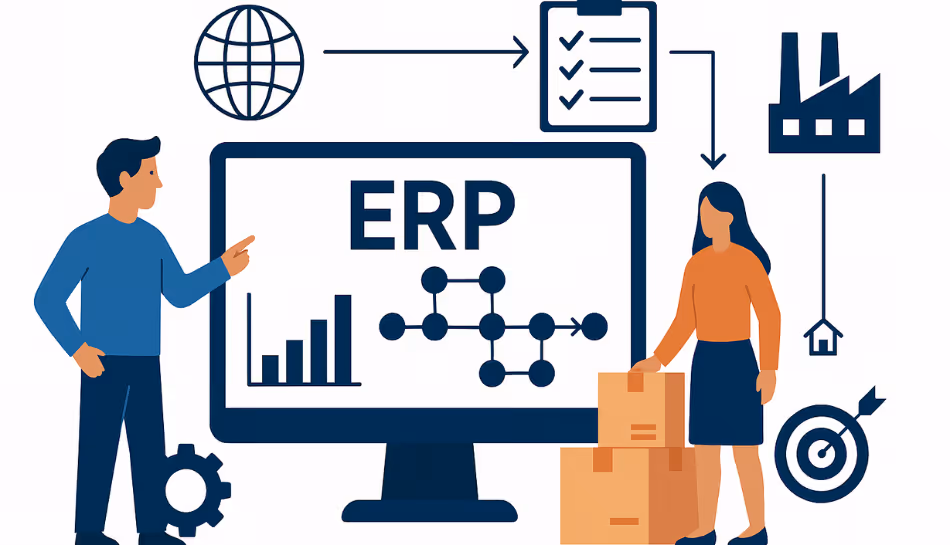 role of erp in supply chain management scm